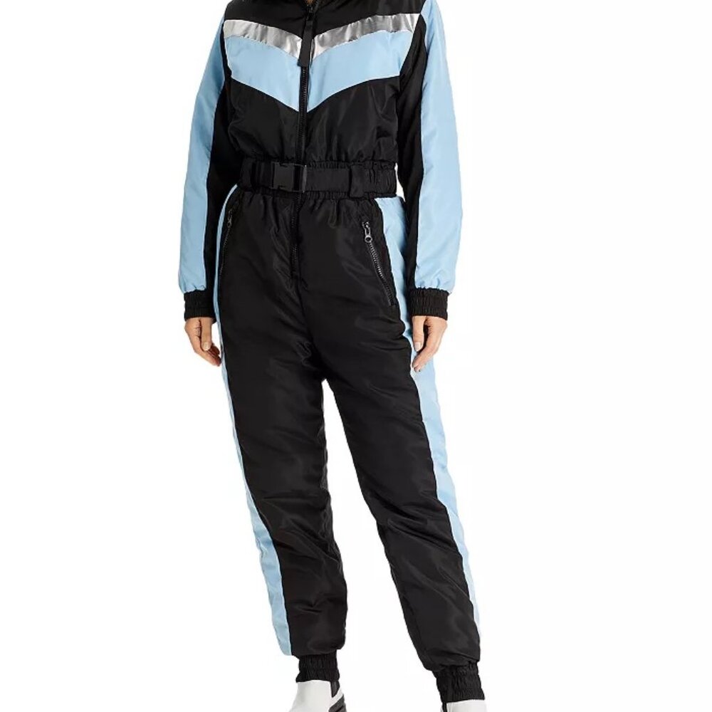 AQUA Color Block Snowsuit Sz L